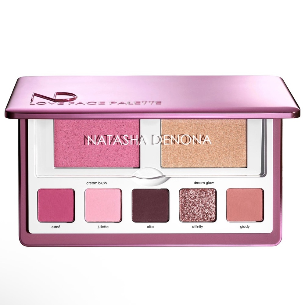 Natasha Denona Love Face Palette - Pink and Gold Hues